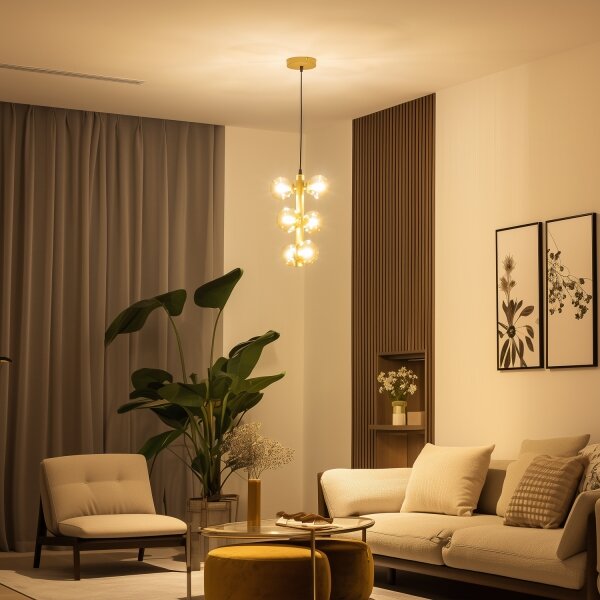 Brilagi - LED Lustr na lanku MILLA 6xG9/3W/230V zlatá