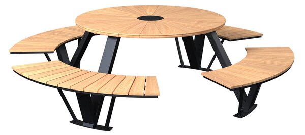 ZAHRADNÍ SESTAVA dřevo, kov Ambia Garden - Online Only zahradní nábytek, Online Only