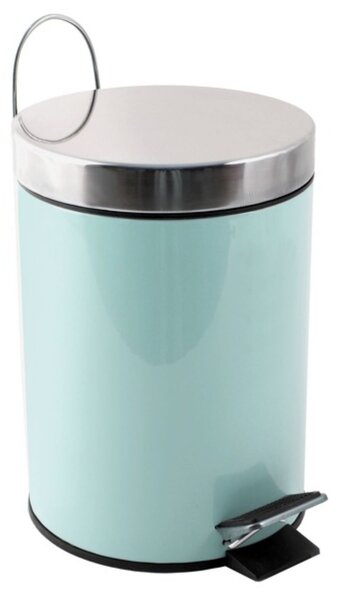 MSV pedálový odpadkový koš UNIS, pastelově zelená, nerez ocel, 3 L