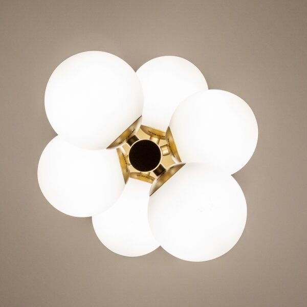 Brilagi - LED Lustr na lanku MILLA 6xG9/3W/230V zlatá/bílá