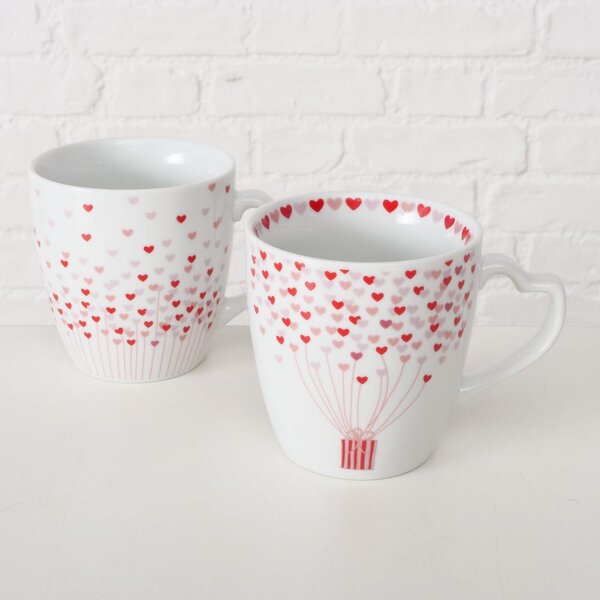 Boltze Home Collections Hrnek Sherine se srdíčky