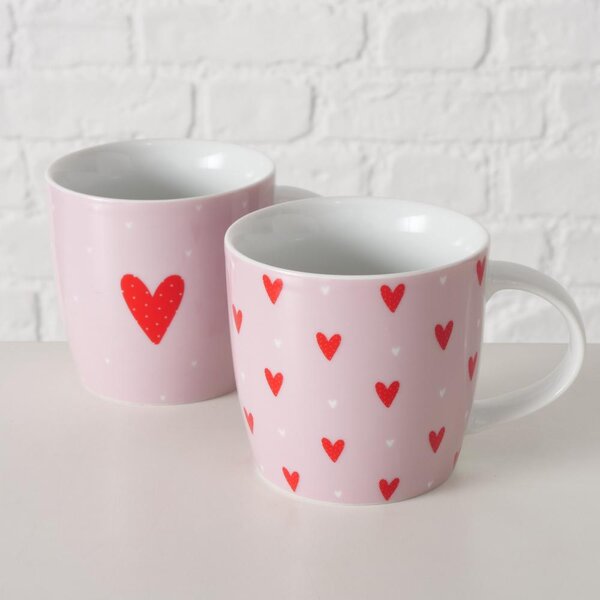 Boltze Home Collections Hrníček Milena se srdíčky