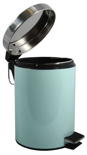MSV pedálový odpadkový koš UNIS, pastelově zelená, nerez ocel, 3 L