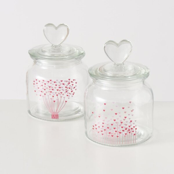 Boltze Home Collections Skleněná dóza s dárkem Sherine