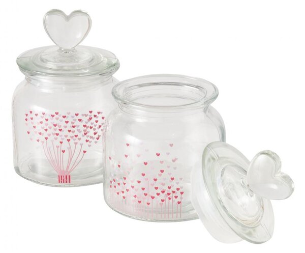 Boltze Home Collections Skleněná dóza s dárkem Sherine