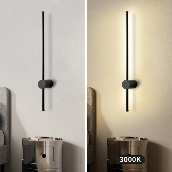 Brilagi - LED Venkovní nástěnné svítidlo AURA LED/12W/230V 3000K IP54 černá