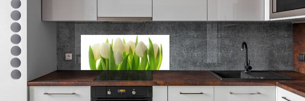 Skleněný panel do kuchynské linky Tulipány pksh-28819889