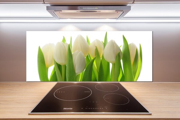 Skleněný panel do kuchynské linky Tulipány pksh-28819889