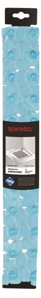 Spirella protiskluzová podložka do sprchy RIVERSTONE, modrá, PVC, 54 x 54 cm