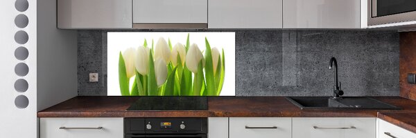 Skleněný panel do kuchynské linky Tulipány pksh-28819889