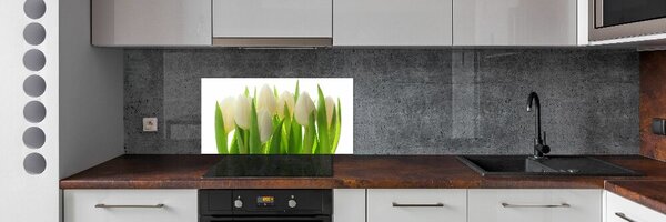 Skleněný panel do kuchynské linky Tulipány pksh-28819889