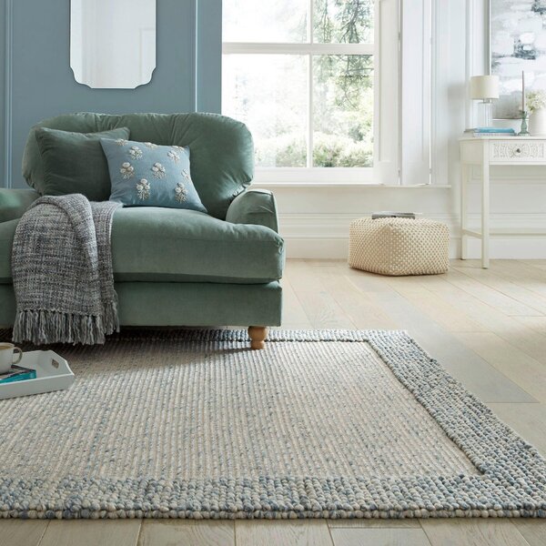 RUČNĚ TKANÝ KOBEREC, 120/170 cm modrá Flair Rugs - Online Only koberce & rohožky, Online Only