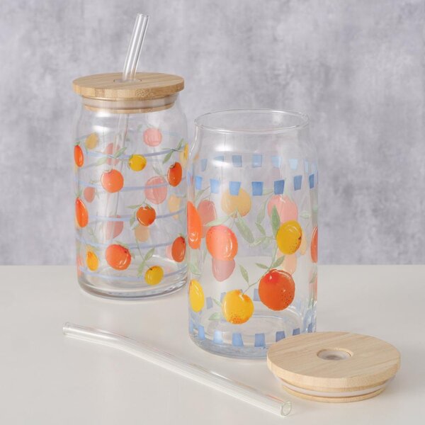 Boltze Home Collections Párty hrnek Fruits se čtverečky