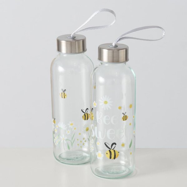 Boltze Home Collections Láhev na pití Honey s nápisem
