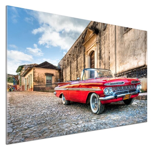 Panel do kuchyně Červený Chevrolet pksh-28895632