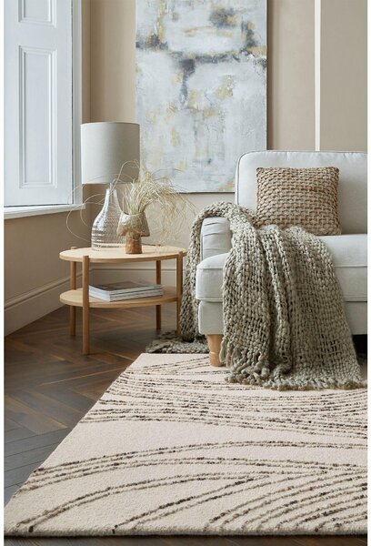 VLNĚNÝ KOBEREC, 80/150 cm hnědá, přírodní barvy Flair Rugs - Online Only koberce & rohožky, Online Only