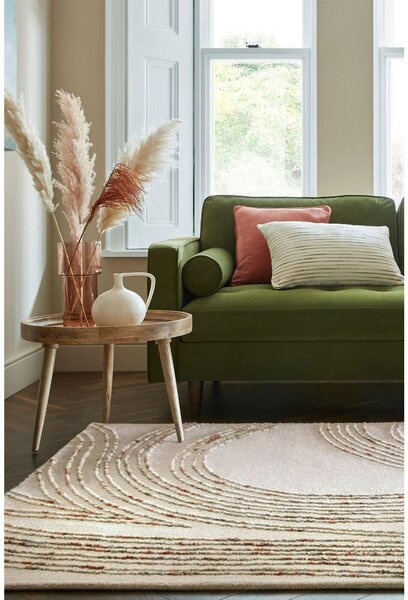 VLNĚNÝ KOBEREC, 80/150 cm přírodní barvy, oranžová Flair Rugs - Online Only koberce & rohožky, Online Only