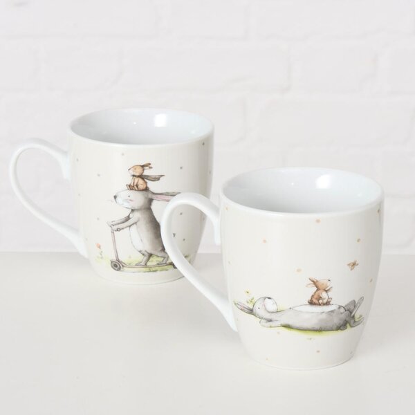 Boltze Home Collections Hrnek Bunny ležící