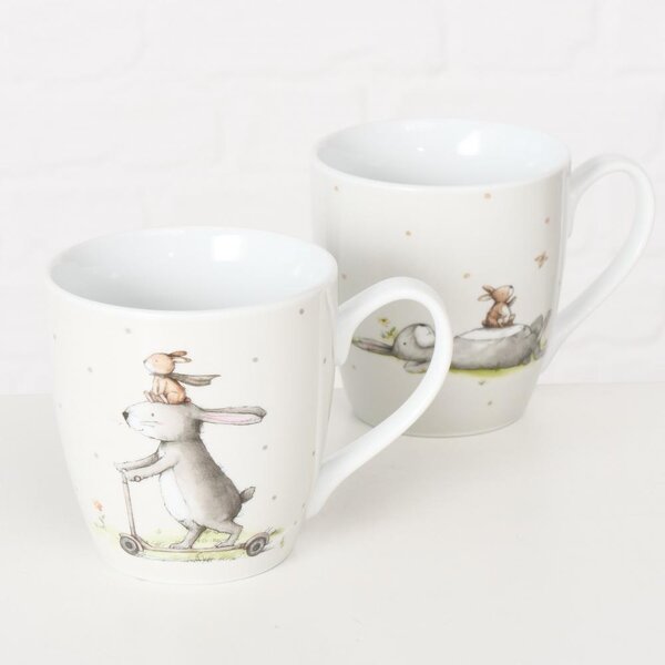 Boltze Home Collections Hrnek Bunny ležící
