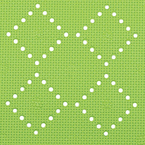 Spirella protiskluzová podložka do sprchy ALASKA, zelená, PVC, 55 x 55 cm