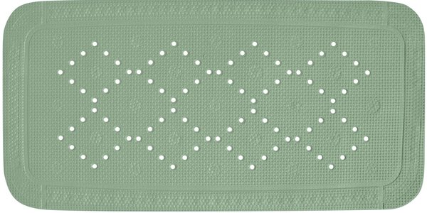 Spirella protiskluzová podložka do vany ALASKA, mechově zelená, PVC, 71 x 36 cm