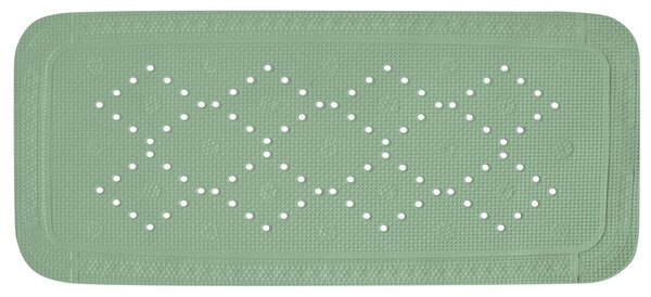 Spirella protiskluzová podložka do vany ALASKA, mechově zelená, PVC, 91 x 36 cm