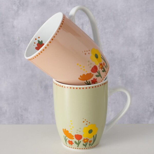 Boltze Home Collections Hrnek Farina oranžový
