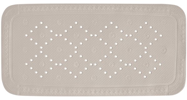 Spirella protiskluzová podložka do vany ALASKA, šedo-hnědá, PVC, 71 x 36 cm