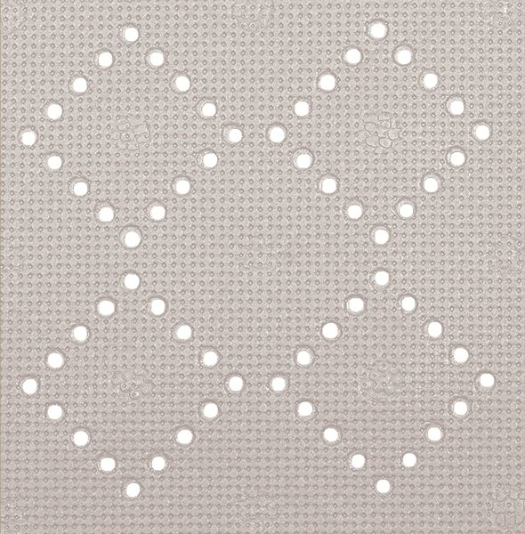 Spirella protiskluzová podložka do sprchy ALASKA, šedo-hnědá, PVC, 55 x 55 cm