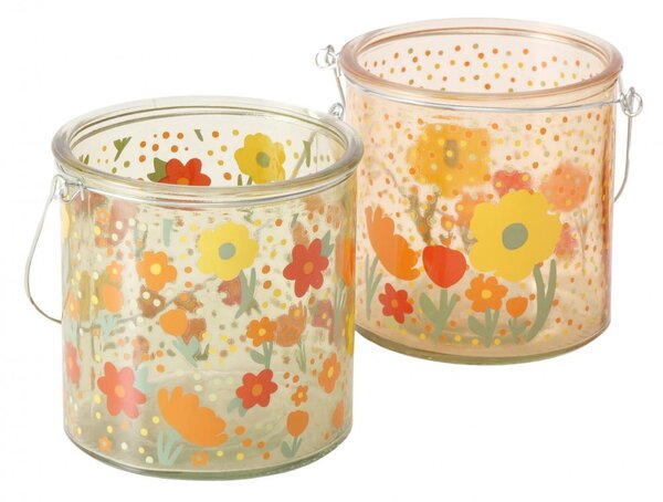 Boltze Home Collections Skleněný svícen Farina zelený