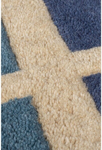 VLNĚNÝ KOBEREC, 160/230 cm modrá Flair Rugs - Online Only koberce & rohožky, Online Only