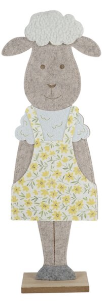Velikonoční dekorace FELT SHEEP 50 cm - více barev Barva: Žlutá