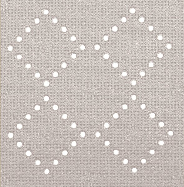 Spirella protiskluzová podložka do vany ALASKA, šedo-hnědá, PVC, 91 x 36 cm