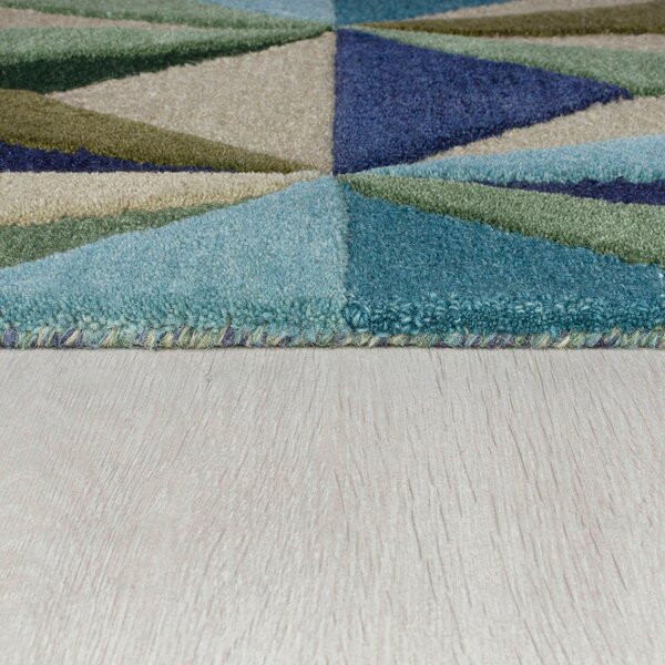 RUČNĚ TKANÝ KOBEREC, 120/170 cm modrá Flair Rugs - Online Only koberce & rohožky, Online Only