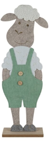 Velikonoční dekorace FELT LAMB 50 cm - více barev Barva: Žlutá