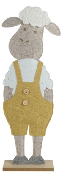 Velikonoční dekorace FELT LAMB 50 cm - více barev Barva: Žlutá