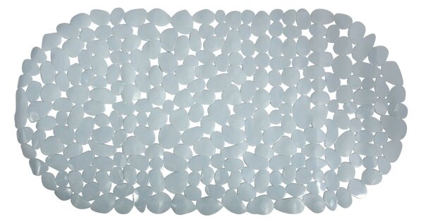 MSV protiskluzová podložka do vany GALETS, šedá, PVC, 99 x 39 cm