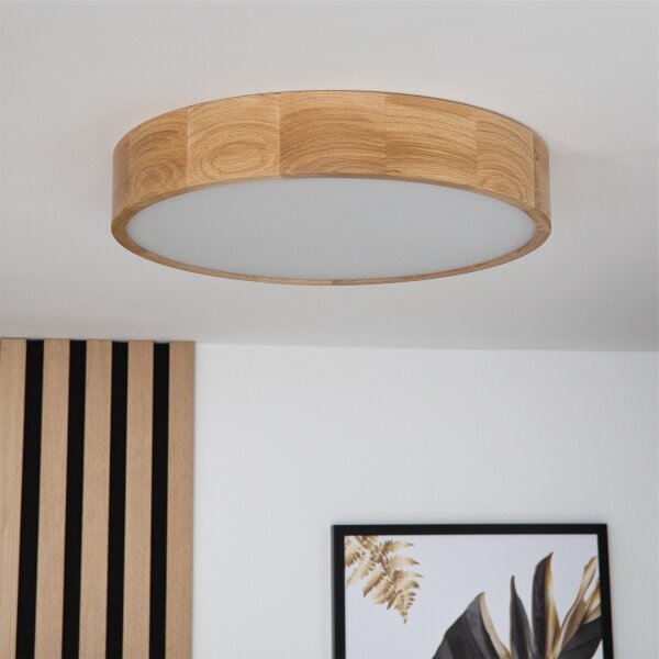 Brilagi - LED Stropní svítidlo CARVALHO LED/36W/230V dub pr. 47,5 cm
