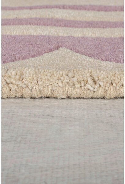 RUČNĚ TKANÝ KOBEREC, 160/230 cm fialová, béžová Flair Rugs - Online Only koberce & rohožky, Online Only