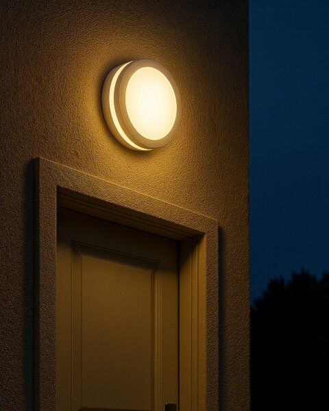 LED Stropní svítidlo se senzorem pohybu LED/20W/230V 3000/4000/6500K IP54 bílá