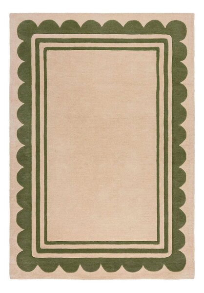 RUČNĚ TKANÝ KOBEREC, 160/230 cm zelená, béžová Flair Rugs - Online Only koberce & rohožky, Online Only