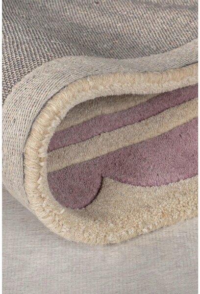 RUČNĚ TKANÝ KOBEREC, 160/230 cm fialová, béžová Flair Rugs - Online Only koberce & rohožky, Online Only