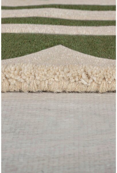 RUČNĚ TKANÝ KOBEREC, 160/230 cm zelená, béžová Flair Rugs - Online Only koberce & rohožky, Online Only