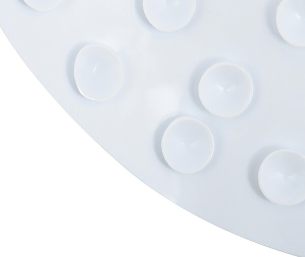 MSV protiskluzová podložka do vany TOSCANA, bílá, PVC, mramorový motiv, 69 x 39 cm