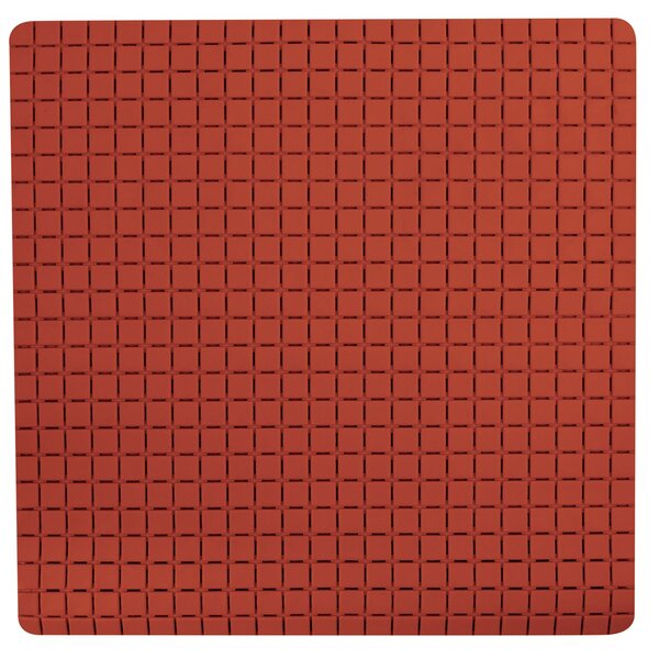 MSV protiskluzová podložka do sprchy QUADRO Premium, terakota, SBS kaučuk, 54 x 54 cm