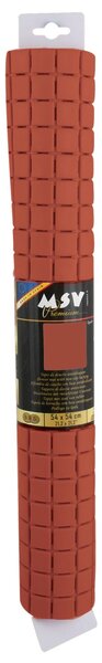 MSV protiskluzová podložka do sprchy QUADRO Premium, terakota, SBS kaučuk, 54 x 54 cm