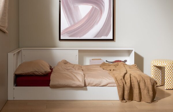 -25 % Dny MOMENTI– WOOOD Bílá dřevěná postel Carter 90 x 200 cm