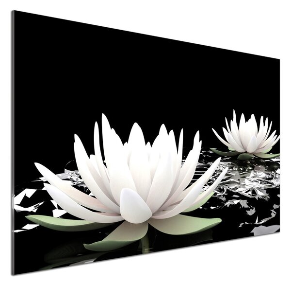 Dekorační panel sklo Vodní lilie pksh-31116780