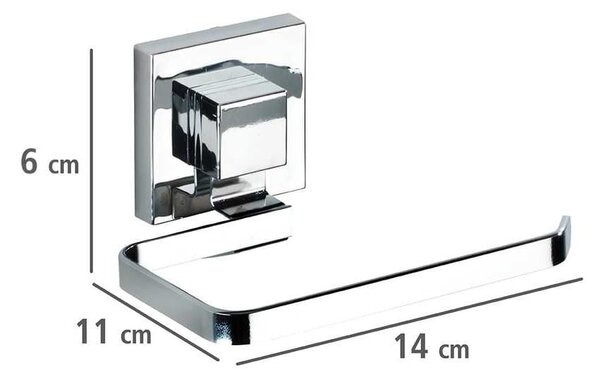 Samodržící držák na toaletní papír Wenko Vacuum-Loc Quadrio, nosnost až 33 kg
