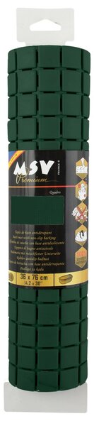 MSV protiskluzová podložka do vany QUADRO Premium, tmavě zelená, SBS kaučuk, 36 x 76 cm